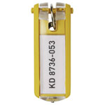 Durable 195704 Key Clip Key Ring Yellow Durable 6 pcs