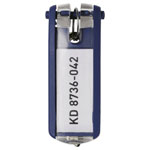 Durable 195707 Key Clip 6 pcs Blue Key Chain Set