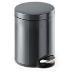 Durable 341058 Litter bin Metal Anthracite grey 5 l Ø 205 mm x 290 mm