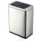 Durable 342423 Durable NO TOUCH DUO Garbage bin Silver Automatic lid opener