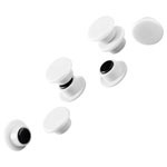 Durable 475102 Magnet Round White Ø 15 mm Set