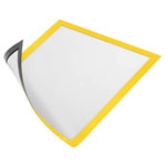 Durable 486904 Duraframe Magnetic Ad Frame A4 Yellow 236X323mm 5 Pieces