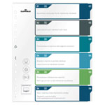 Durable 679427 Index A4+ 1-6 Multicolour 6 Dividers For Organised Filing