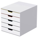 Durable 762527 VARICOLOR Desk drawer box 5 drawers Light grey A4+ size