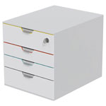 Durable 762627 VARICOLOR MIX Desk Drawer Box 4 Drawers Grey A4 C4