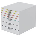 Durable 762727 VARICOLOR Desk drawer box 7 drawers Grey A4 C4 Storage