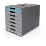 Durable 776306 IDEALBOX PRO Desk Drawer Box Anthracite 7 Drawers A4/C4