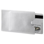 Durable 890319 RFID ID document sleeve silver transparent 3 pieces