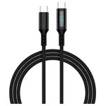 Eaxus 35968 USB charging cable USB Cable Assemblies black 1.5m length