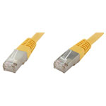 econ connect F6TP0,5GE RJ45 Network Patch Cable Yellow Cat 6 S/FTP 0.50m