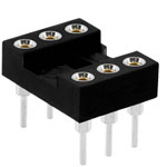 econ connect PZ6AW IC socket 6 pins Precision contacts Tube Standard