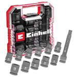Einhell 109283 Impact Bit/socket set 1/2 inch for versatile applications