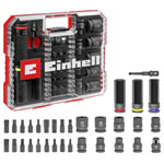 Einhell 109288 Impact Bit/socket bit set 1/2" durable steel construction