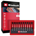 Einhell 118653 Impact Bit Set 1/4" 10-piece PH PZ TORX Allen Bits