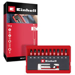 Einhell 118673 Impact Bit Set 11pc 1/4" PH PZ TORX Allen Socket