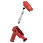 Electro Pjp 1067-Cd1-R Jack Plug Red 1Pc Jack Plugs And Sockets