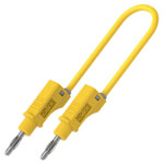 Electro PJP 2112-CD1-100J Test lead 4 mm jack Yellow 100 cm