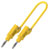 Electro PJP 2112-CD1-100J Test lead 4 mm jack Yellow 100 cm