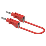 Electro PJP 2112-CD1-50R Test lead 4 mm connector 50 cm Red