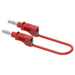 Electro PJP 2214/600V-CD1-50R Test lead Jack plug Red 50 cm Test Leads