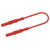 Electro PJP 2312-IECIV-CD1-100R Test lead 4 mm connector 1 m Red