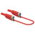 Electro PJP 2712-IEC-CD1-100R Test lead Jack plug Red 100 cm