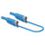Electro PJP 2712-IEC-CD1-50BL Test lead Jack plug Blue 50 cm