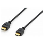 Equip 119373 HDMI Cable Black 10m Gold Plated Connectors