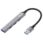 Equip 128960 USB hub 4 ports USB 3.2 Gen 1 Black Grey
