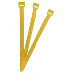 Fastech Etk-3-250-0208-100 Hook-And-Loop Cable Tie Yellow 250mm X 13mm 100Pieces