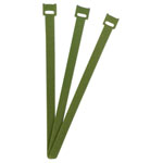 Fastech Etk-3-250-0332-100 Hook-And-Loop Cable Tie Green 250mm X 13mm 100Pieces