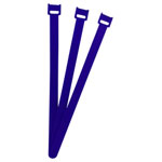 Fastech Etk-3-250-0426-100 Hook-And-Loop Blue 250mm X 13mm 100 Pieces Cable Ties