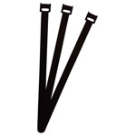 Fastech Etk-3-250-9999-100 Hook-And-Loop Cable Tie Black 250mm X 13mm 100Pieces