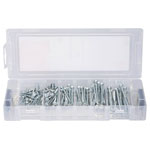 Fischer 560094 PowerFast II Wood Screws Steel Zinc Galvanized 125 pcs