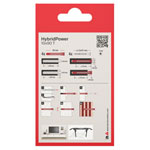 Fischer 577393 HybridPower Dowel set 90 mm 4 pcs Durable jointing biscuits