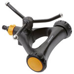 Fiskars 1023657 Lawn Sprinkler Green Plastic Adjustable Coverage