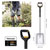 Fiskars 1066734 Shovel 223 mm Width Garden Hand Tool Durable Design