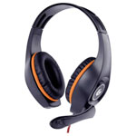 Gembird GHS-05-O Stereo On-ear headset Black Orange Corded Volume control