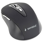 Gembird MUSWB-6B-01 Mouse Bluetooth Optical Black 6 Buttons 800/1600 dpi