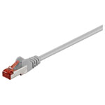 Goobay 93569 RJ45 Network Cable CAT 6 S/FTP Grey Double Shielded 1m