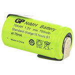 GP GPIND75AAH1A1PC1 AA battery NiMH 1.2V 750mAh Rechargeable 1pc