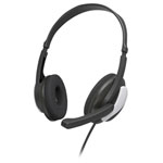 Hama 139931 Hama HS-P100 V2 PC-Office On-ear headset Black Silver Stereo