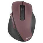 Hama 173033 MW-500 Ergonomic Mouse Bordeaux 6 Buttons Radio Optical 1600 dpi