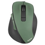 Hama 173035 MW-500 Recharge Ergonomic Mouse Forest Green 6 Buttons 1600 dpi