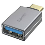 Hama 200300 USB 3.2 Gen 1 Adapter Converts USB-C to USB-A for fast data transfer