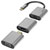 Hama 00200306 Adapter USB-C To Mini Dp HDMI VGA Grey For Monitors TVs