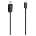 Hama 200608 USB cable USB 2.0 Micro-B to USB-A plug 1.50 m Black