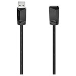 Hama 00200618 USB cable USB-A socket plug Black 0.75 m