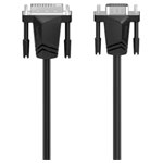 Hama 00200714 DVI/VGA Adapter cable Black 1.50m DVI-I 18+5 VGA 15-pin