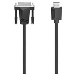 Hama 00200716 DVI Adapter cable Black 3 m DVI-D 24+1 to HDMI-A plug 4K UHD